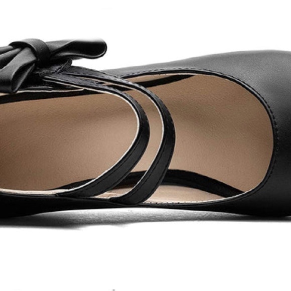 NWOB***ODETINE/Platform Block High Heel Bow Mary Janes Ankle Strap/ SIZE 40/9 - Picture 4 of 9